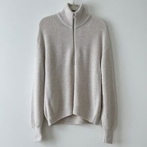 Quince 100% Australian Merino Wool Half Zip Sweater